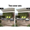 Gardeon Outdoor Furniture Lounge Setting Garden Patio Wicker Cover Table Chairs