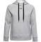 Under Armour Logo Rival Hoodie Grey XS Woman