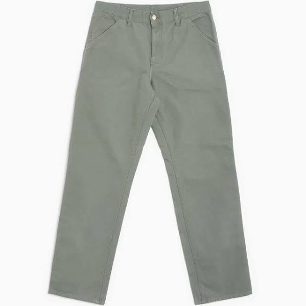 Carhartt-WIP Single Knee Pant - Smoke Green - Green / W.29-L.32