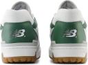 New Balance White & Green 550 Sneakers