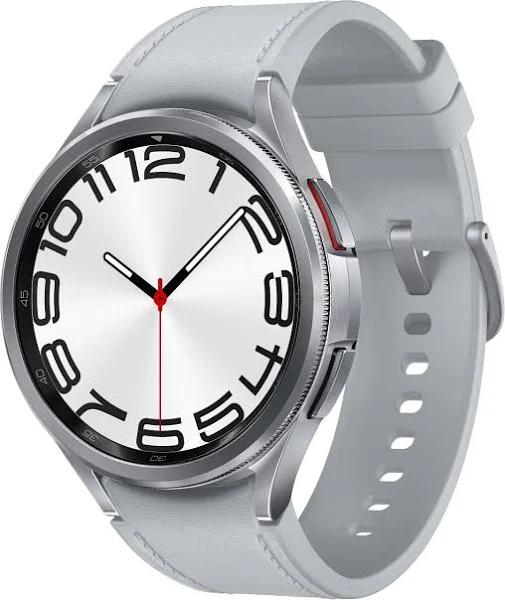 Samsung SM-R960NZSAXAA Galaxy Watch6 Classic Smart Watch, Silver, 47mm