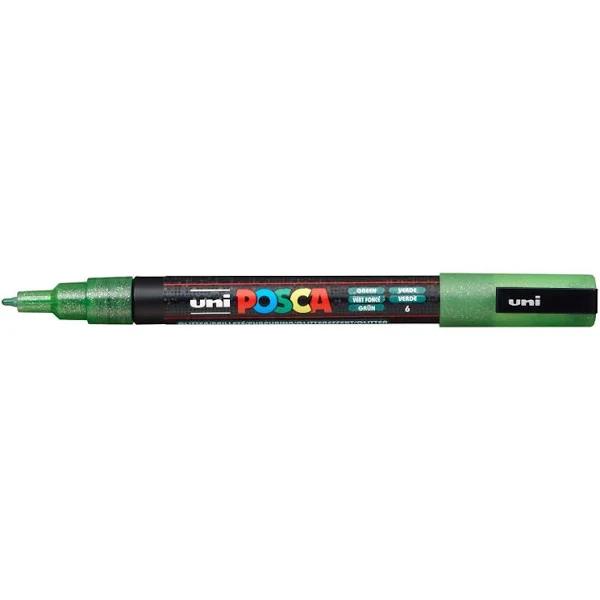 Posca PC 3M Paint Marker Glitter Green