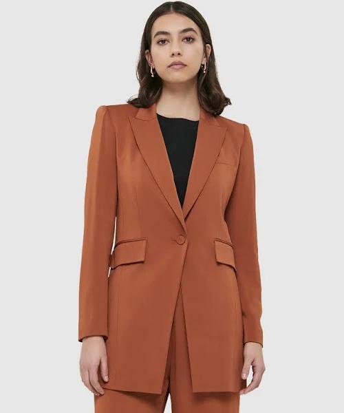 Saba Women's Isadora Blazer in Cinnamon Brown Size 6