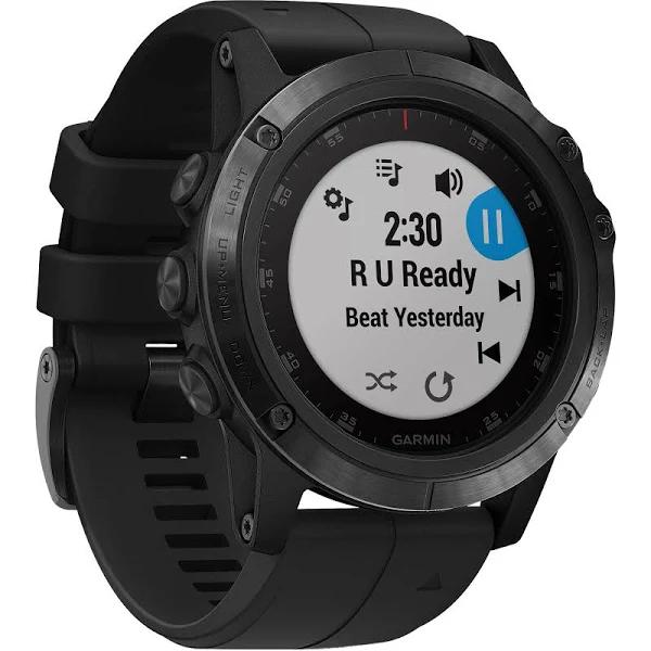 Garmin Fenix 5x Plus Sapphire Edition Black With Black Band