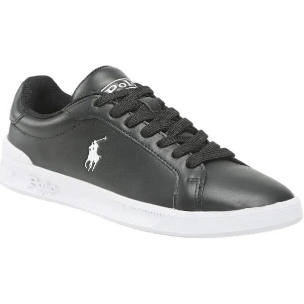 Ralph Lauren Heritage Court Trainers Black