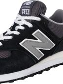 New Balance 574 Black White Grey