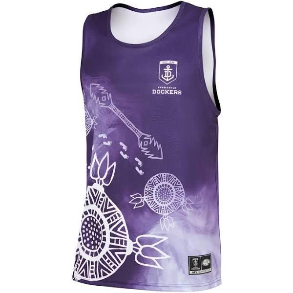 Fremantle Dockers Indigenous Training Singlet S