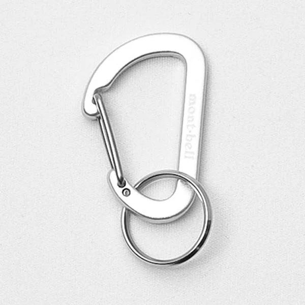 Montbell Key Carabiner Flat D Kan 4 Silver