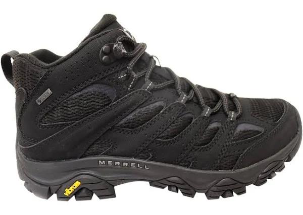 Merrell Moab 3 Synthetic Mid GTX Mens Hiking Boots - Triple Black - 9.5