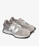 New Balance 327 Rain Cloud White Red