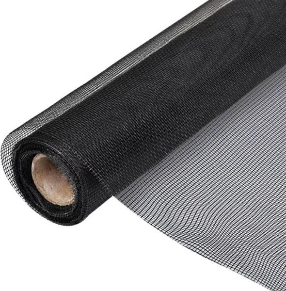 Mesh Screen Fiberglass Black - 150 x 500 cm