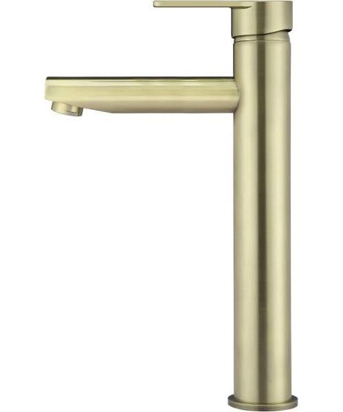 Meir | Round Paddle Tall Basin Mixer - Tiger Bronze