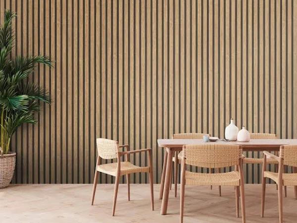 Wood Slats Wallpaper Natural As Creation 39109-1