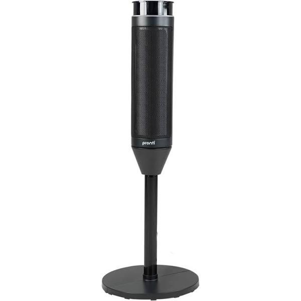 Pronti Electric Tower Heater 2000W Ceramic Portable Remote - Black