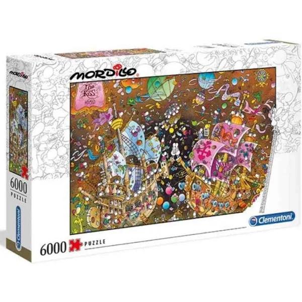 Clementoni - Mordillo, The Kiss Puzzle 6000pc