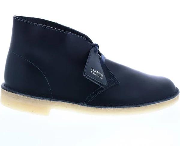 Clarks Adult Mens Desert Boot Chukkas Boots Navy Leather US 13