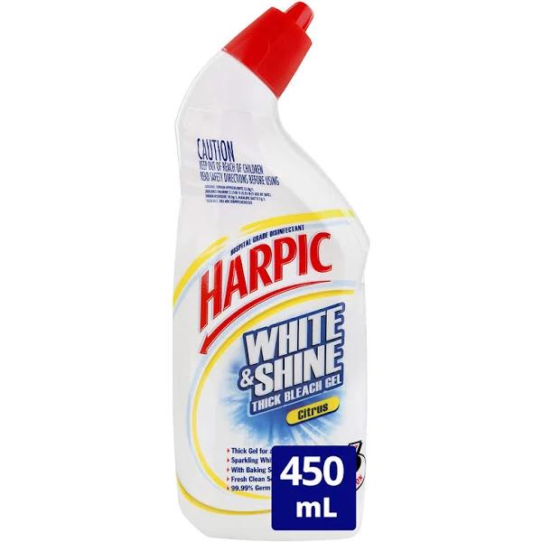 Harpic Citrus White & Shine Bleach Gel 450ml