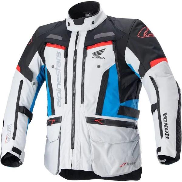 Alpinestars Honda Bogota' Pro Drystar Jacket L / Gray/Blue/Bright Red