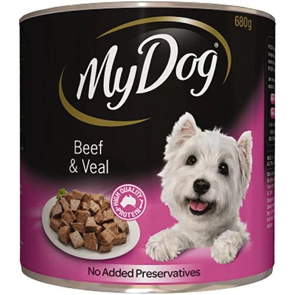 My Dog Wet Dog Food Prime Beef & Veal 680g Can