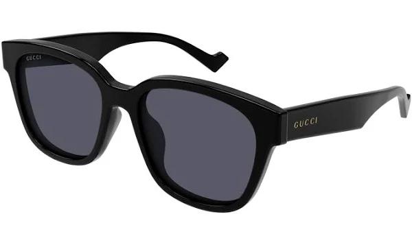 Gucci GG1430SK Sunglasses (Black/Grey - Rectangle - Men)