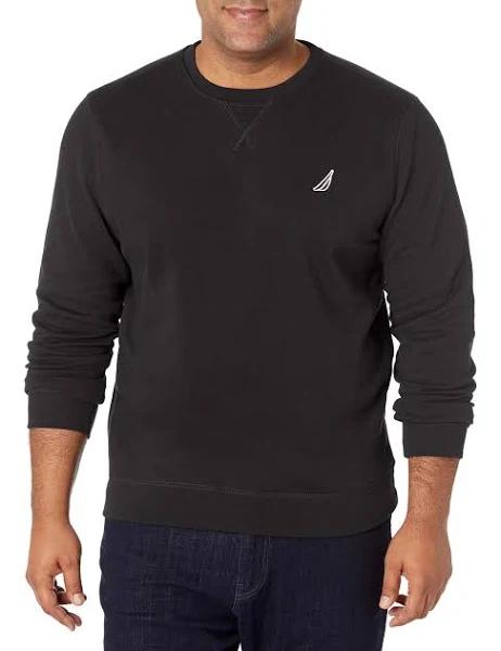 Nautica Men's Basic Crew Neck Fleece Sweatshirt