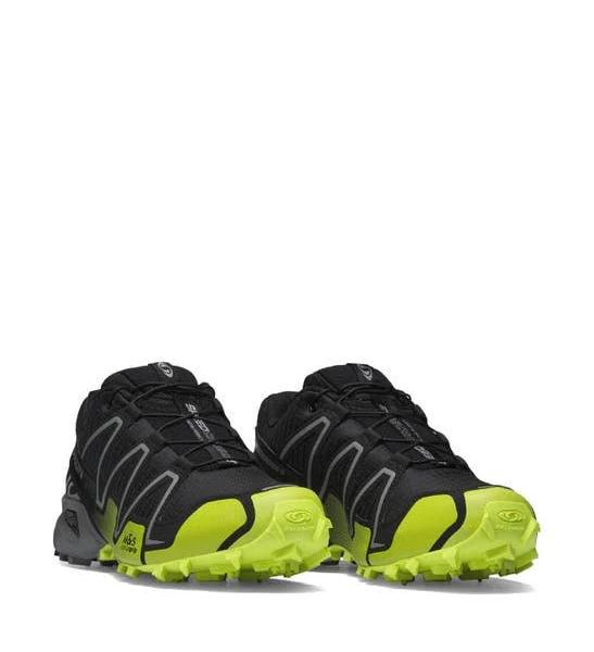 Salomon Speedcross 3 Trail Running Shoe Black/ Acid Lime/ Monument