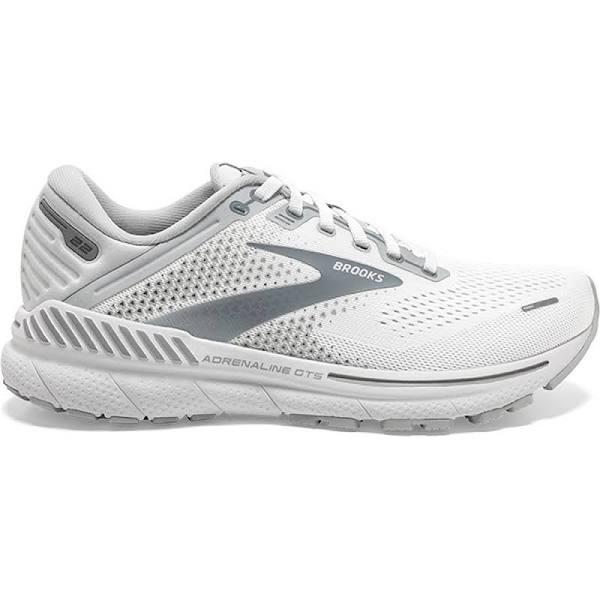 Brooks Adrenaline GTS 22 Womens, 7 / GREY/PEACOAT/ARUBA 036