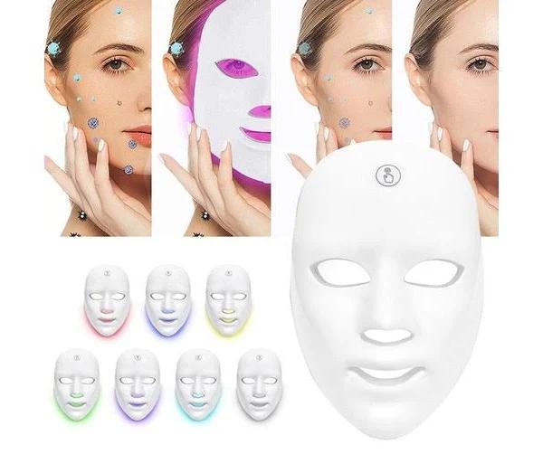 7 Color LED Face Mask for Skin Care Treatment Facial Photon Light Therapy Mask