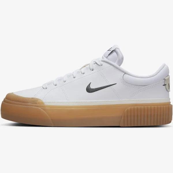 Nike Court Legacy Lift Platform Sneaker White,Vintage