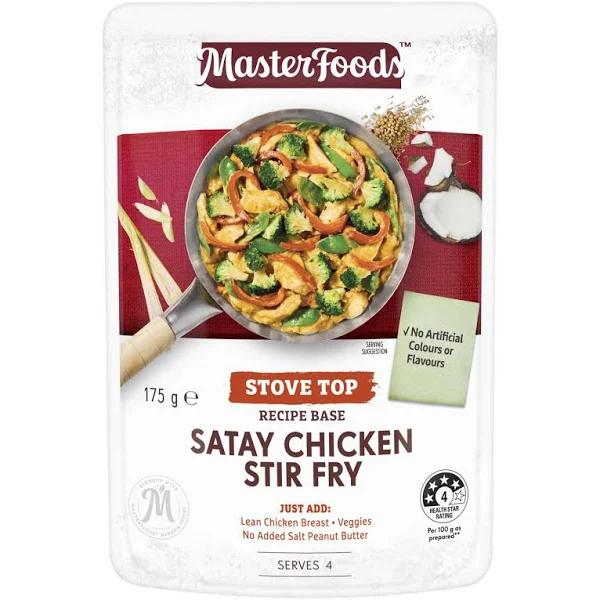 Masterfoods Satay Chicken Stir Fry Recipe Base 175g