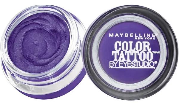 Maybelline New York Eyestudio ColorTattoo Metal 24hr Cream Gel Eyeshadow, Painted Purple, 0.14 oz.