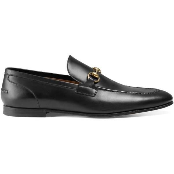 Gucci Jordaan Leather Loafer, Size 16.5 AU