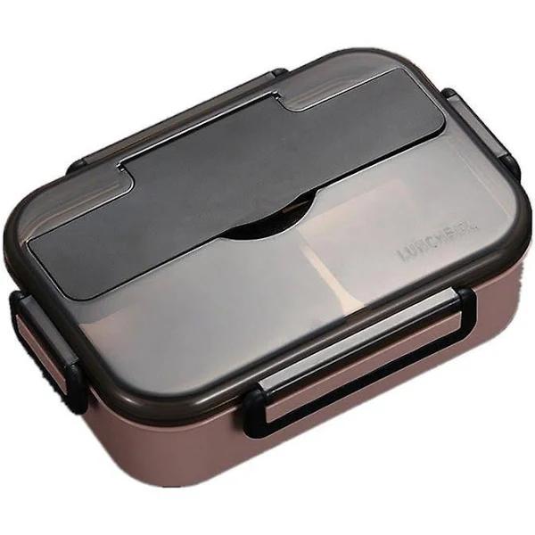 Japanese Kids Lunch Box 304 Stainless Steel Bento with Compartment Tableware Microwave Food Container