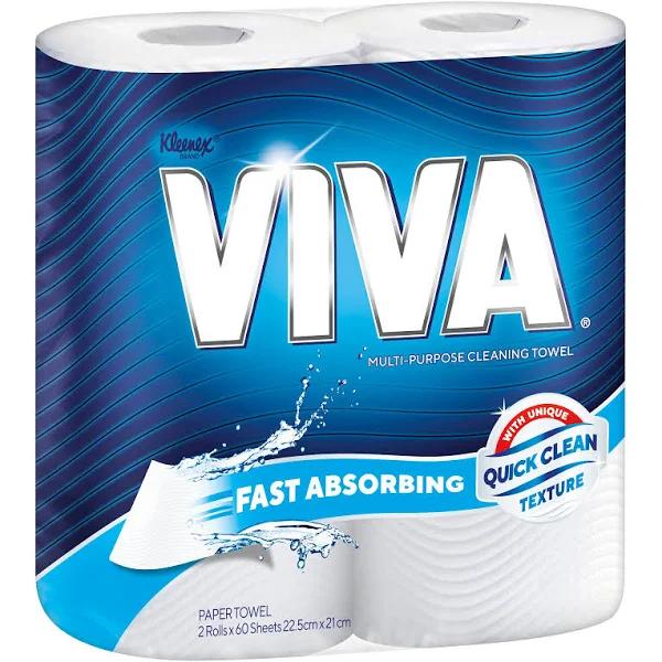 Viva Paper Towel White 2 Pack