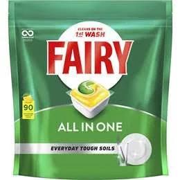 Fairy All in One Dishwashing Tablets 90 Pack