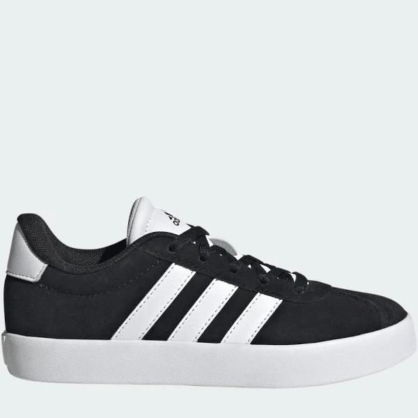 Adidas VL Court 3.0 Shoes Jet Black White Kids - 31