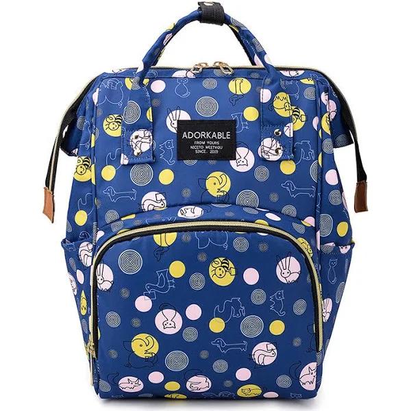 Cute Colourful Multifunctional Backpack Nappy Bag Nappy Bags