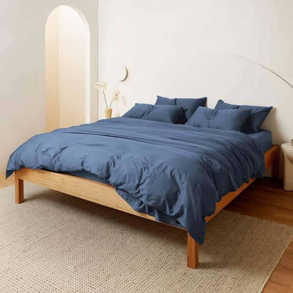 Eden Cotton | Midnight Quilt Cover | Double | Sheet Society