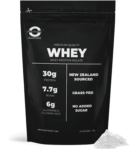 Pure Product Australia 100% Whey Protein Isolate UNFLAVOUR 3kg