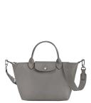 Longchamp Top Handle Bag S Le Pliage Cuir Tourterelle