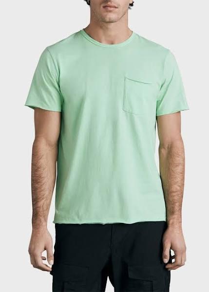 Rag & Bone Men’s Miles T-Shirt, Green, Organic Cotton, Size - XL