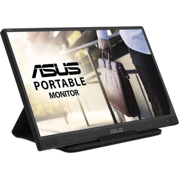 Asus ZenScreen 15.6” 1080P Portable USB Monitor (MB166C) - Full HD, IPS, USB Type-C, USB-Powered, Flicker Free, Blue Light Filter, Tripod Mountable, A