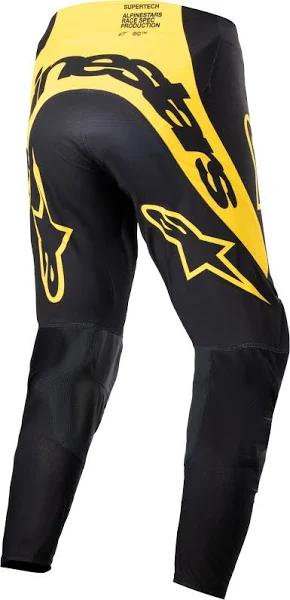 Alpinestars 2024 Supertech Ward Black/Yellow Pants - 40