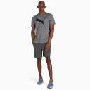 Favourite Heather Cat Men's Training T-Shirt in Medium Gray Heather/Black Cat, Size Small, Polyester by Puma