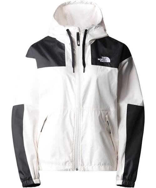 The North Face Sheru Hooded Shell Jacket in Cream Exclusive at ASOS-White