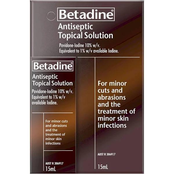 Betadine Antiseptic Topical Solution 15ml