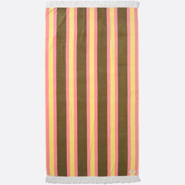 Sheridan Sunray Beach Towel in Yellow Glow Yellow Beach Towel