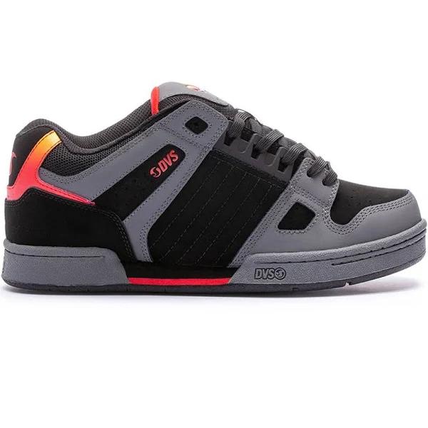 DVS Shoes Spring 22 Celsius Charcoal Black Red Nubuck 11