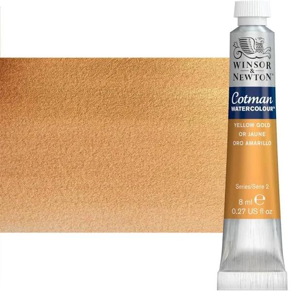 Winsor and Newton Cotman Watercolour 8ml Yellow Gold