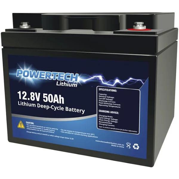 12.8V 50Ah Lithium Deep Cycle Battery